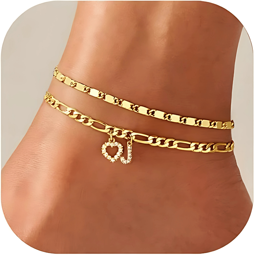 Sofia Love Initial Anklet - Dolbrook Jewelers