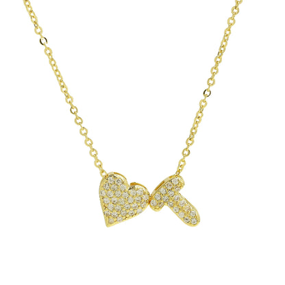 Sofia Love Initial Necklace - Dolbrook Jewelers