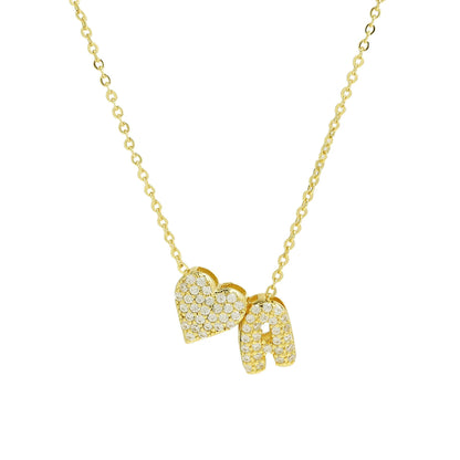 Sofia Love Initial Necklace - Dolbrook Jewelers