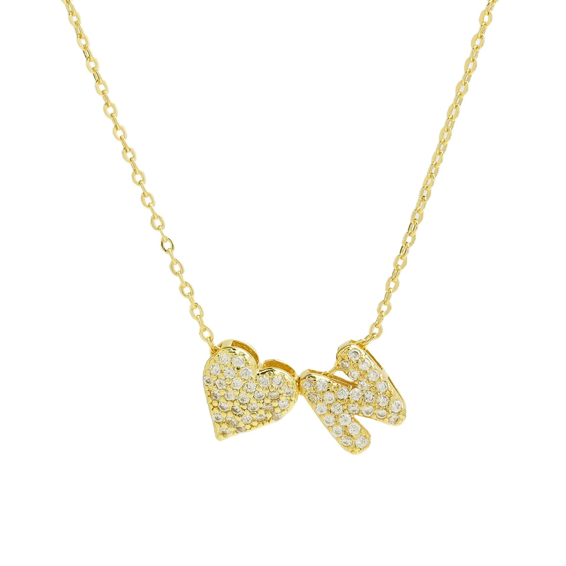 Sofia Love Initial Necklace - Dolbrook Jewelers