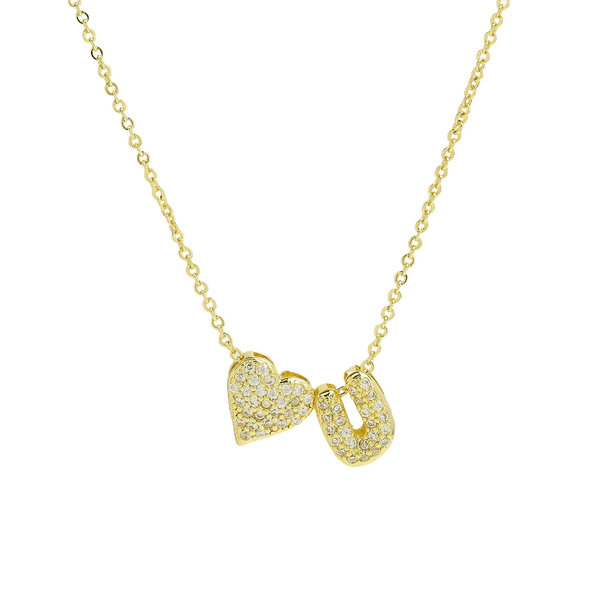 Sofia Love Initial Necklace - Dolbrook Jewelers