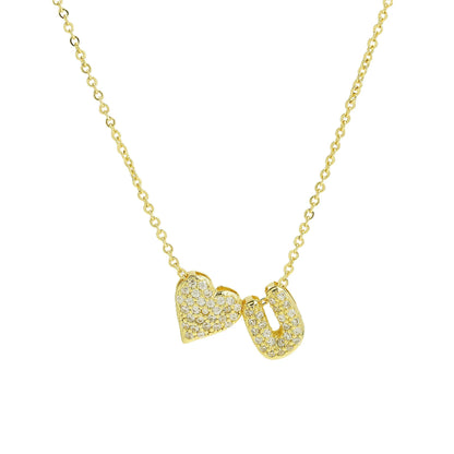 Sofia Love Initial Necklace - Dolbrook Jewelers