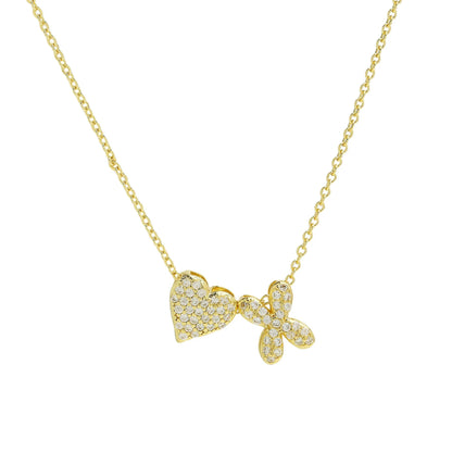 Sofia Love Initial Necklace - Dolbrook Jewelers