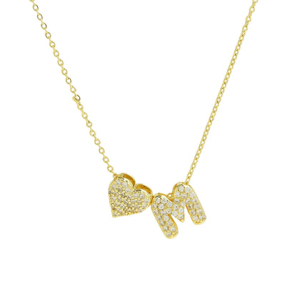 Sofia Love Initial Necklace - Dolbrook Jewelers