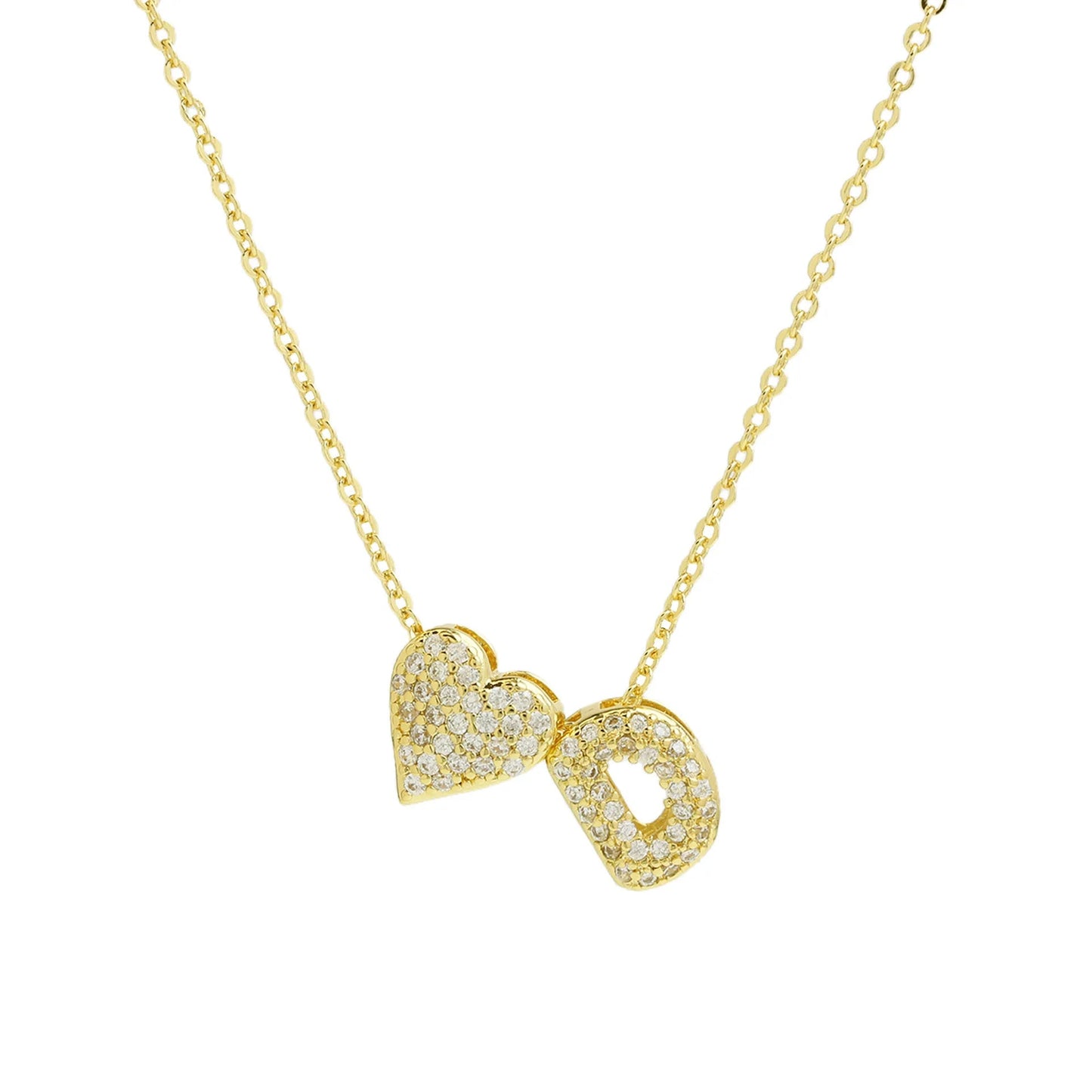 Sofia Love Initial Necklace - Dolbrook Jewelers