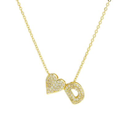 Sofia Love Initial Necklace - Dolbrook Jewelers