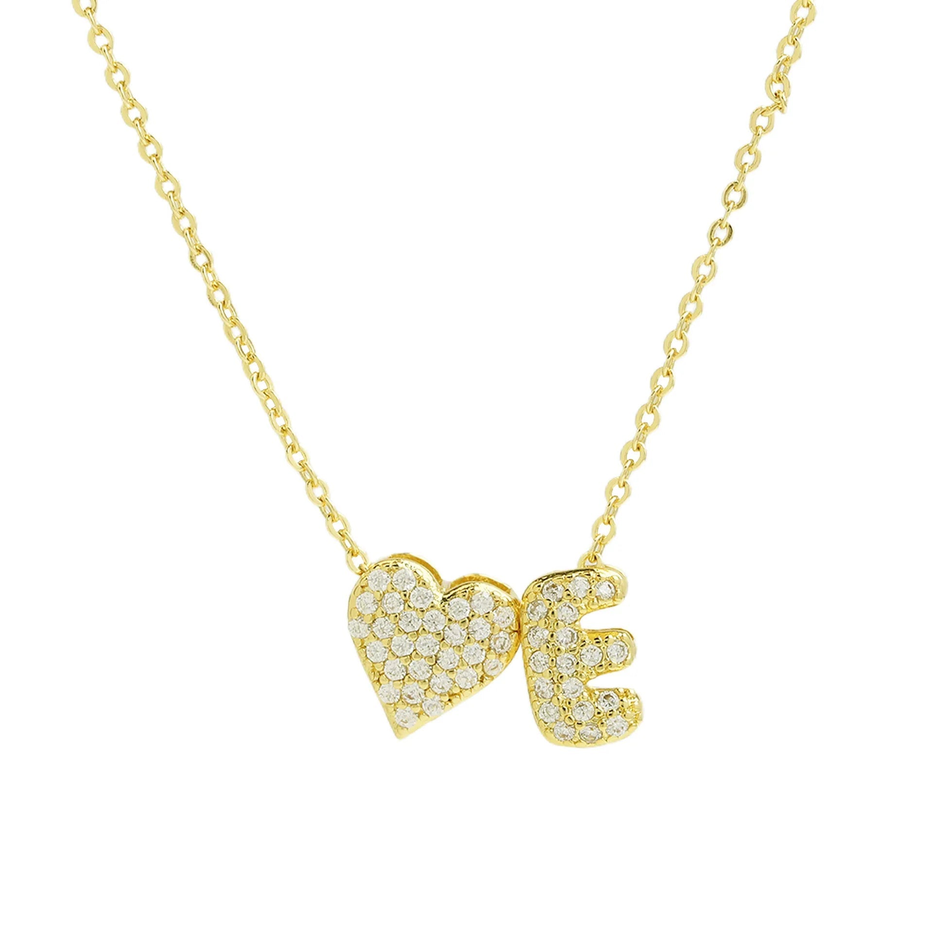 Sofia Love Initial Necklace - Dolbrook Jewelers