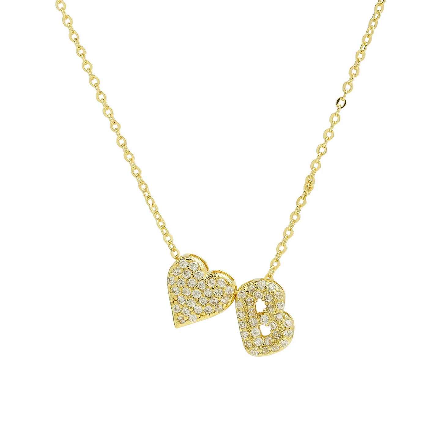 Sofia Love Initial Necklace - Dolbrook Jewelers