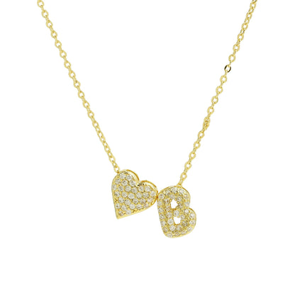 Sofia Love Initial Necklace - Dolbrook Jewelers