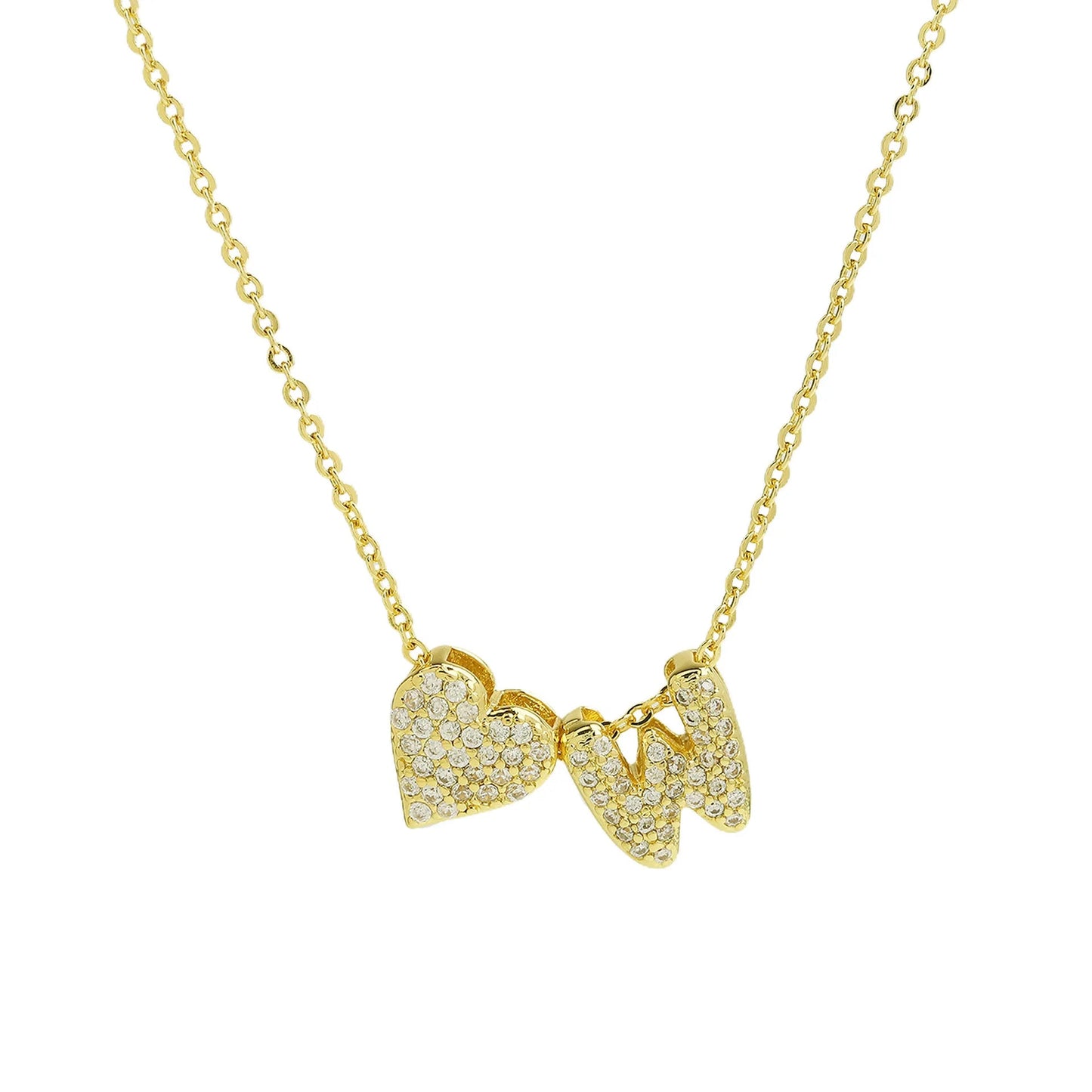 Sofia Love Initial Necklace - Dolbrook Jewelers