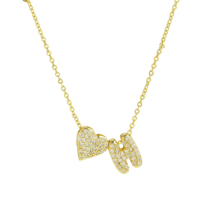 Sofia Love Initial Necklace - Dolbrook Jewelers