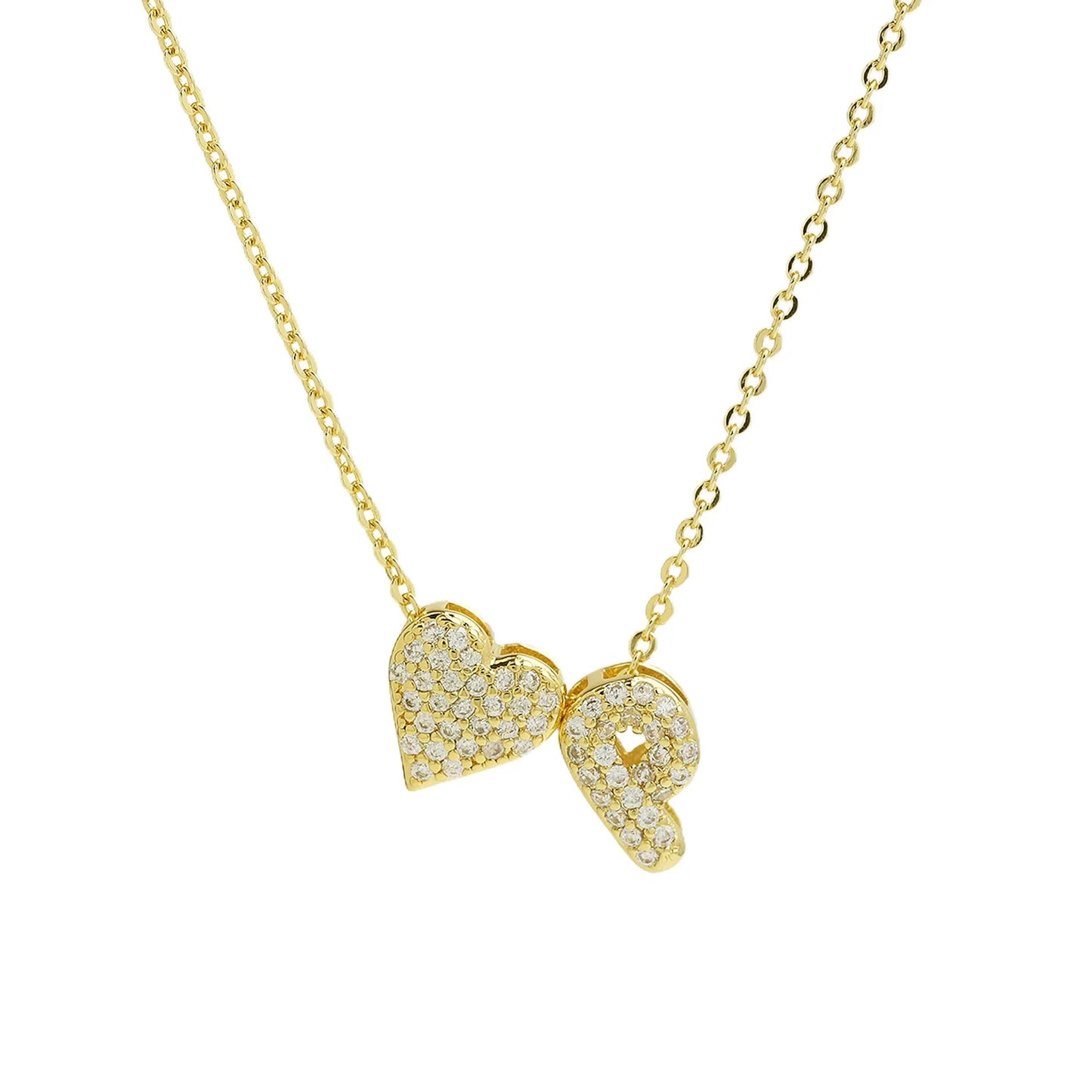 Sofia Love Initial Necklace - Dolbrook Jewelers