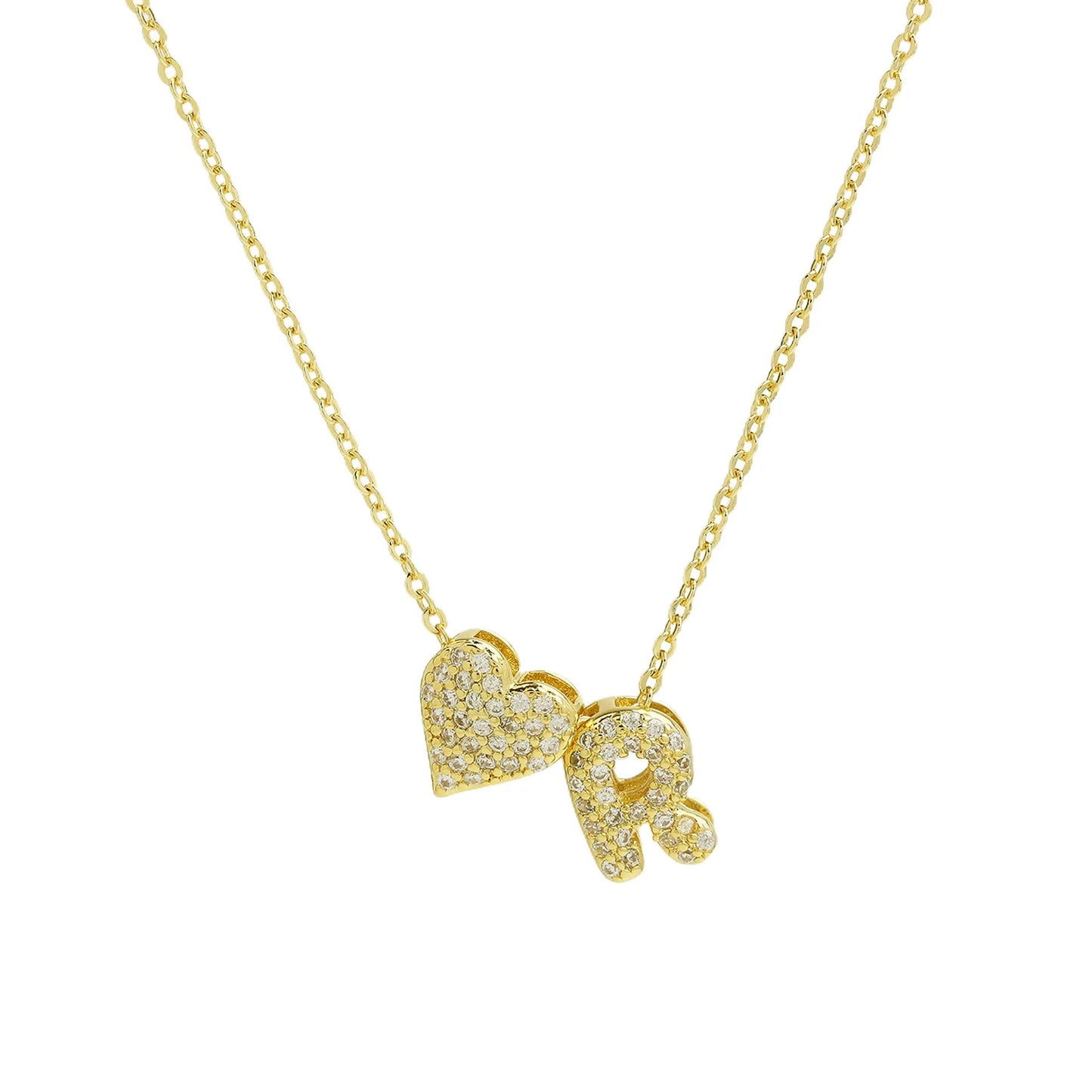 Sofia Love Initial Necklace - Dolbrook Jewelers