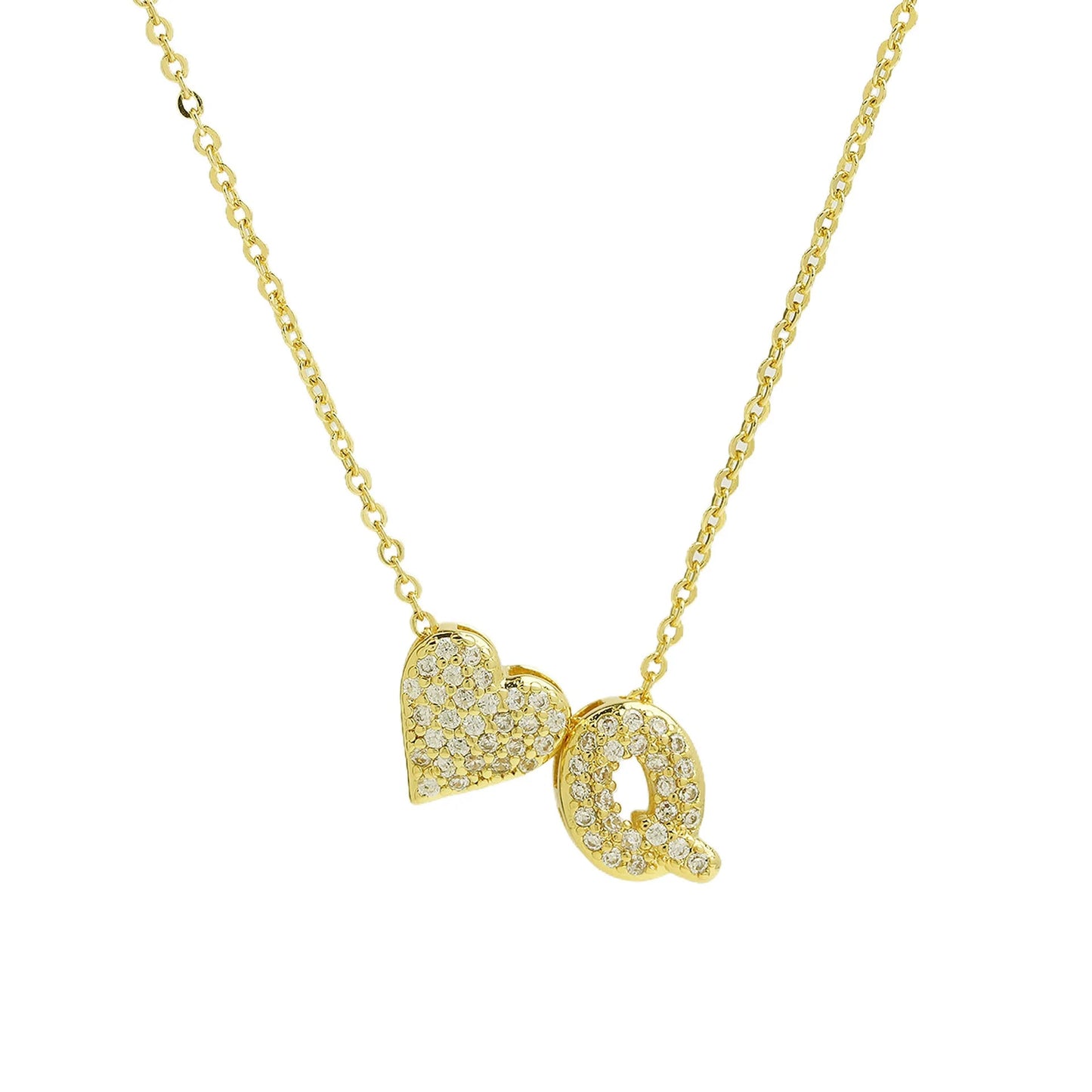 Sofia Love Initial Necklace - Dolbrook Jewelers