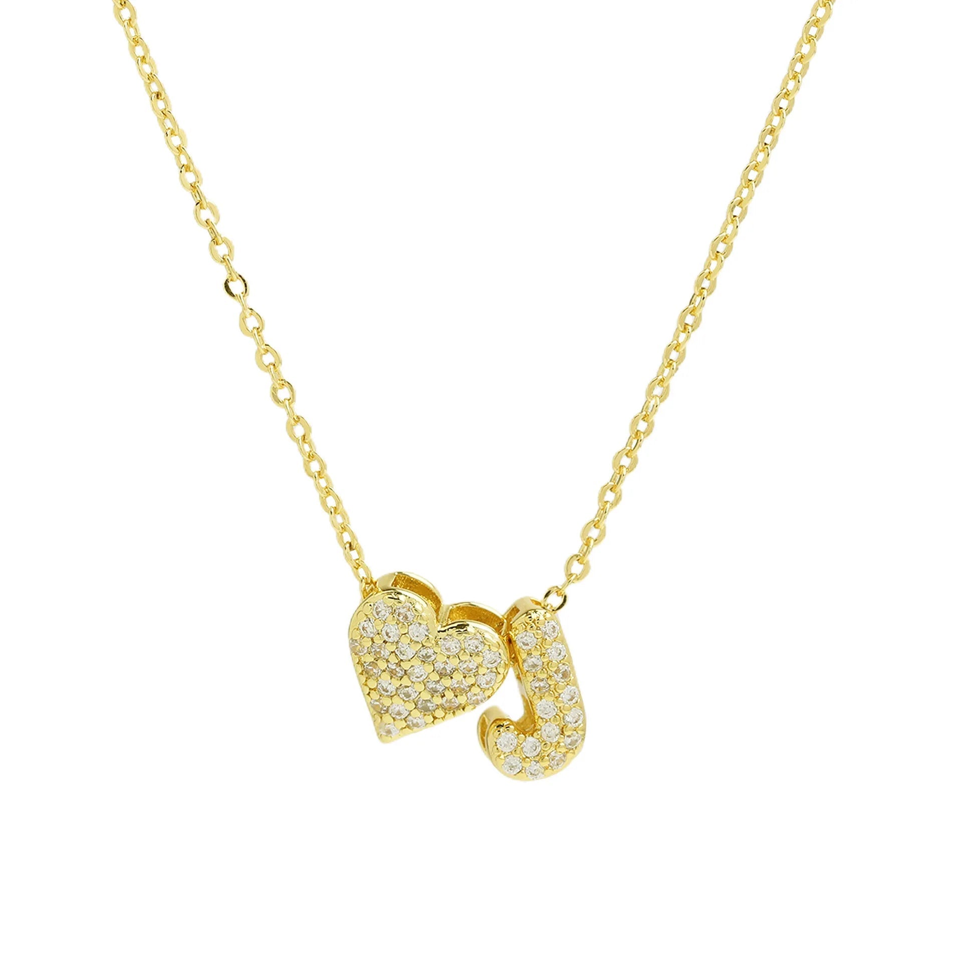 Sofia Love Initial Necklace - Dolbrook Jewelers