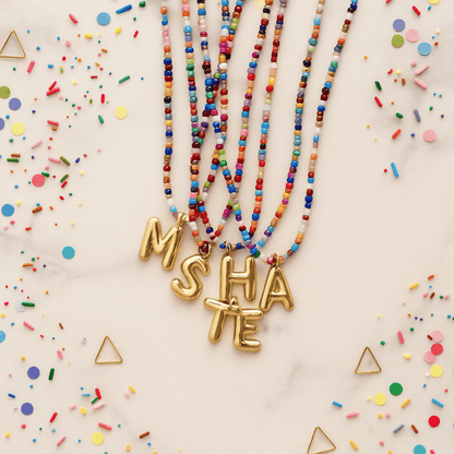 Sophia Rainbow Initial Necklace - Dolbrook Jewelers
