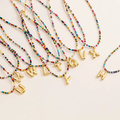 Sophia Rainbow Initial Necklace - Dolbrook Jewelers