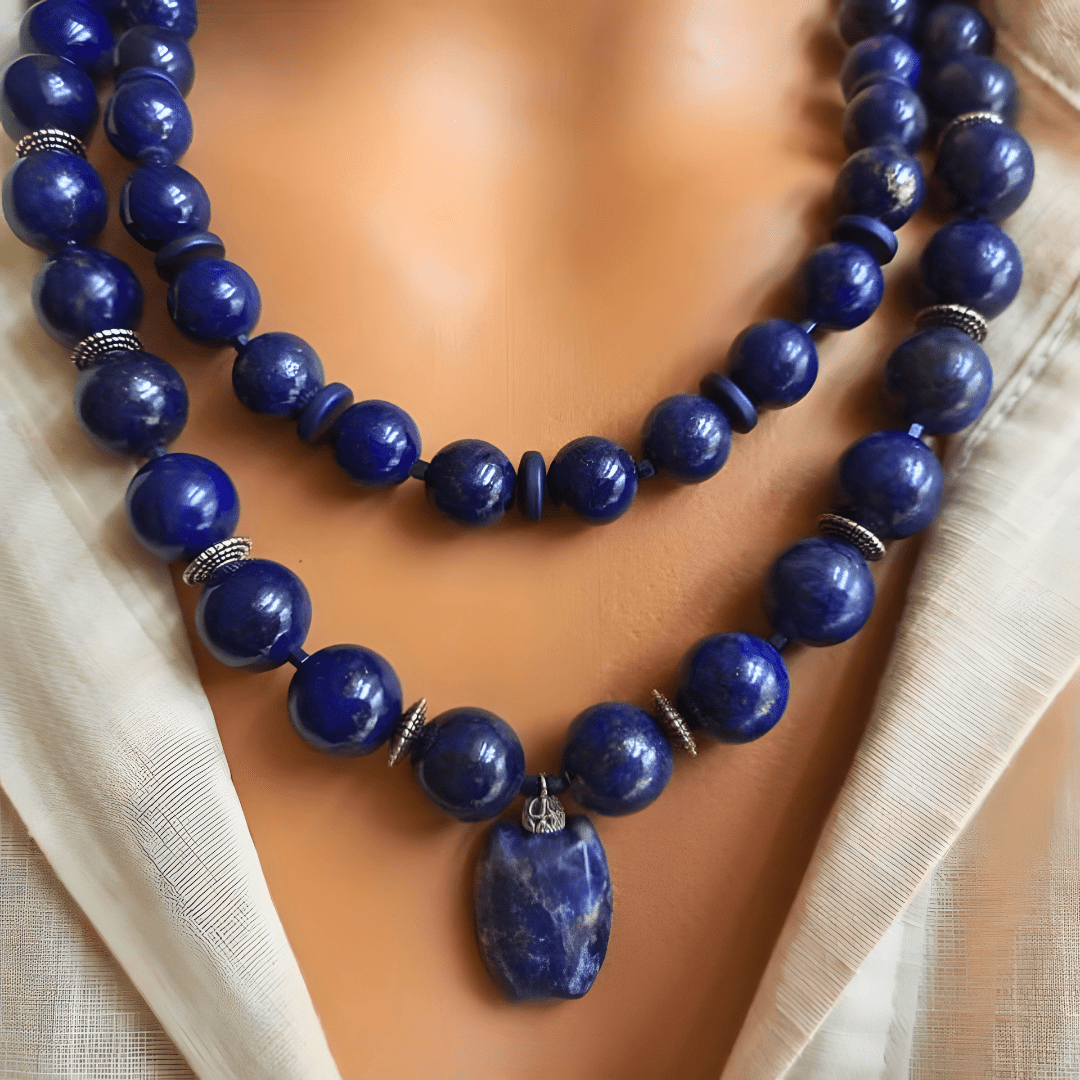 Sophia Royal Lapis Necklace - Dolbrook Jewelers