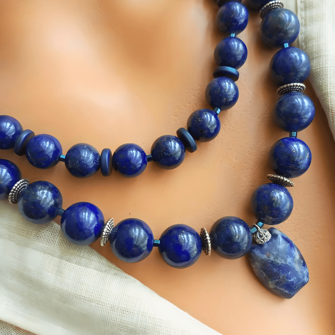 Sophia Royal Lapis Necklace - Dolbrook Jewelers
