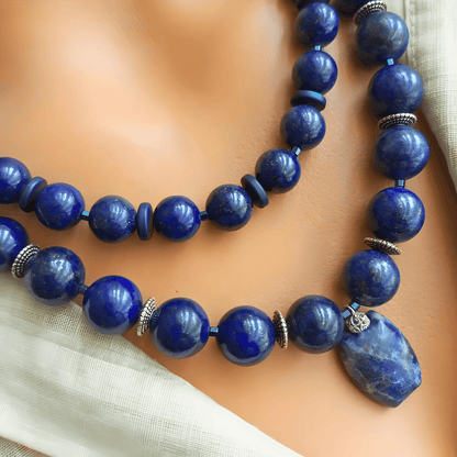Sophia Royal Lapis Necklace - Dolbrook Jewelers