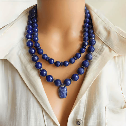 Sophia Royal Lapis Necklace - Dolbrook Jewelers