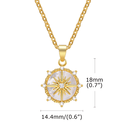 Starburst Compass Necklace - Dolbrook Jewelers