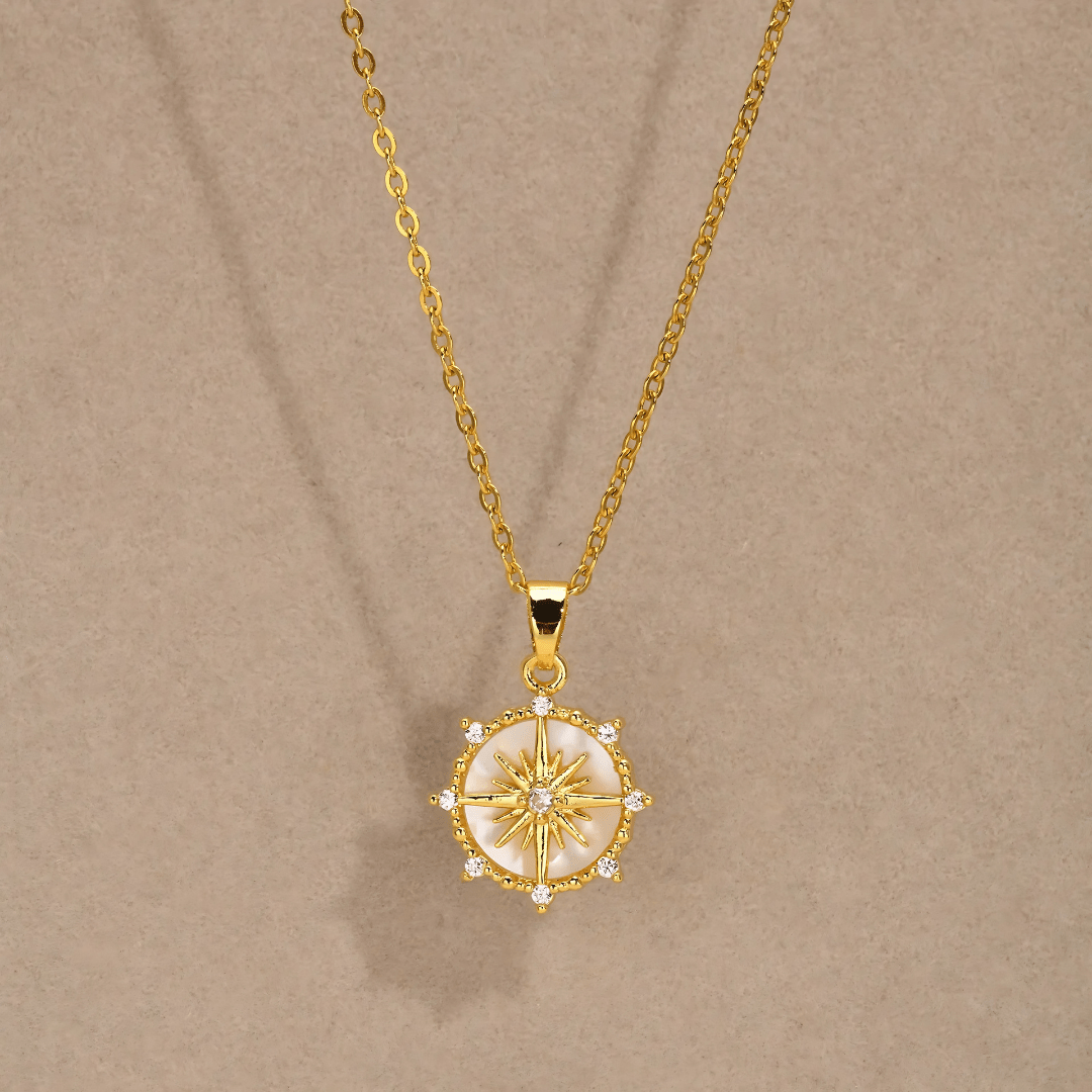 Starburst Compass Necklace - Dolbrook Jewelers