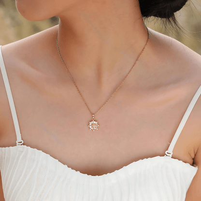Starburst Compass Necklace - Dolbrook Jewelers