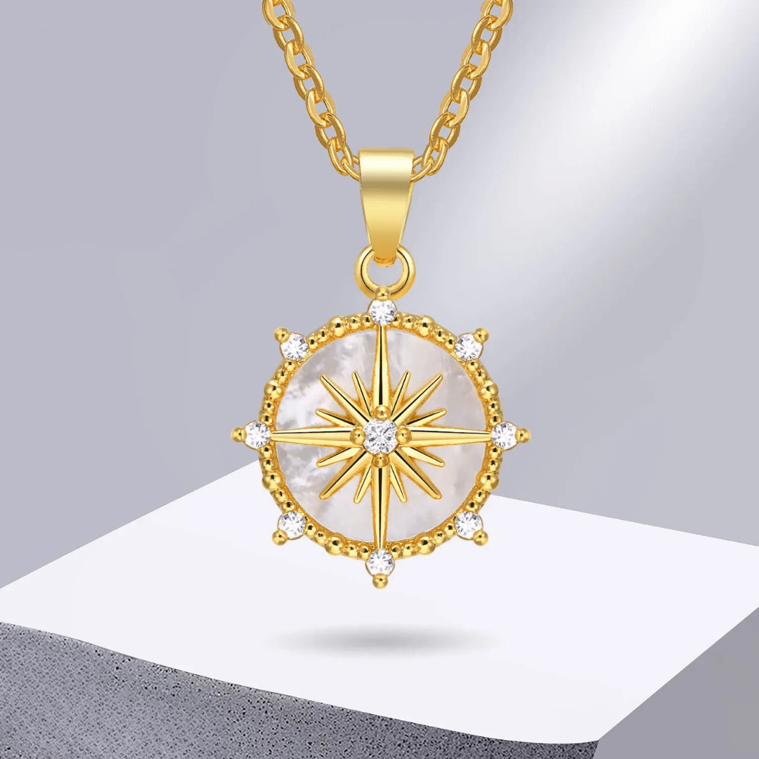 Starburst Compass Necklace - Dolbrook Jewelers