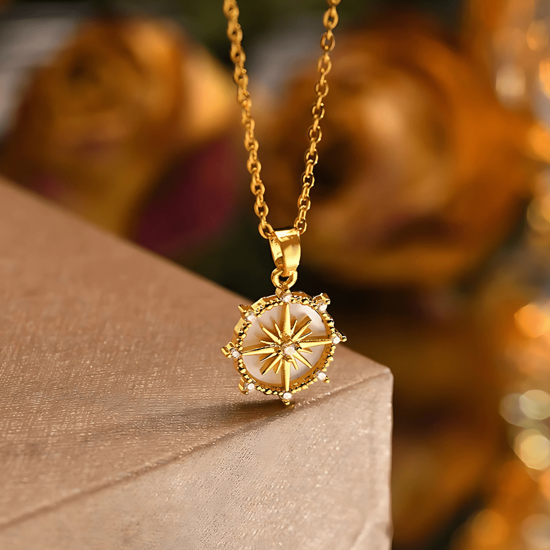 Starburst Compass Necklace - Dolbrook Jewelers