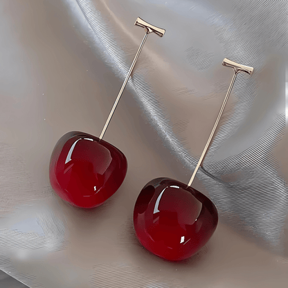 Sweet Cherry Drop Earrings - Dolbrook Jewelers