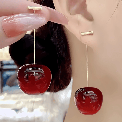 Sweet Cherry Drop Earrings - Dolbrook Jewelers