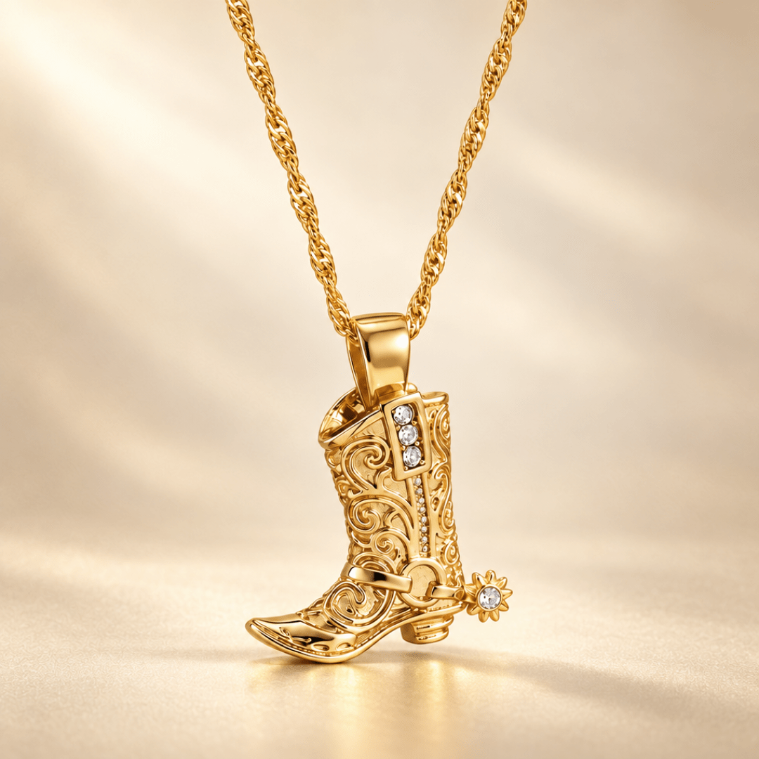 The Broadway Boot Necklace - Dolbrook Jewelers