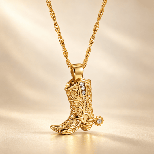 The Broadway Boot Necklace - Dolbrook Jewelers
