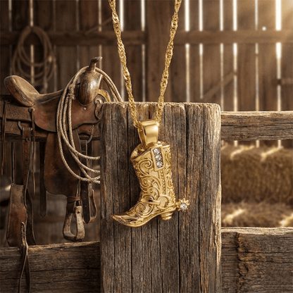 The Nashville Pavé Boot Pendant - Dolbrook Jewelers