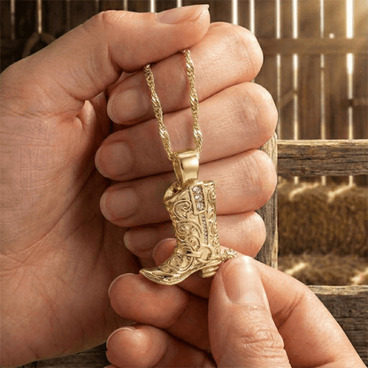 The Nashville Pavé Boot Pendant - Dolbrook Jewelers