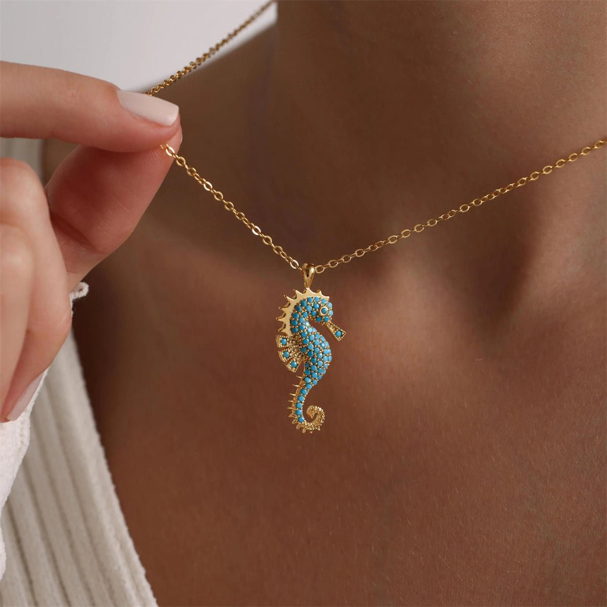 The "Ocean Soul" Seahorse Necklace - Dolbrook Jewelers