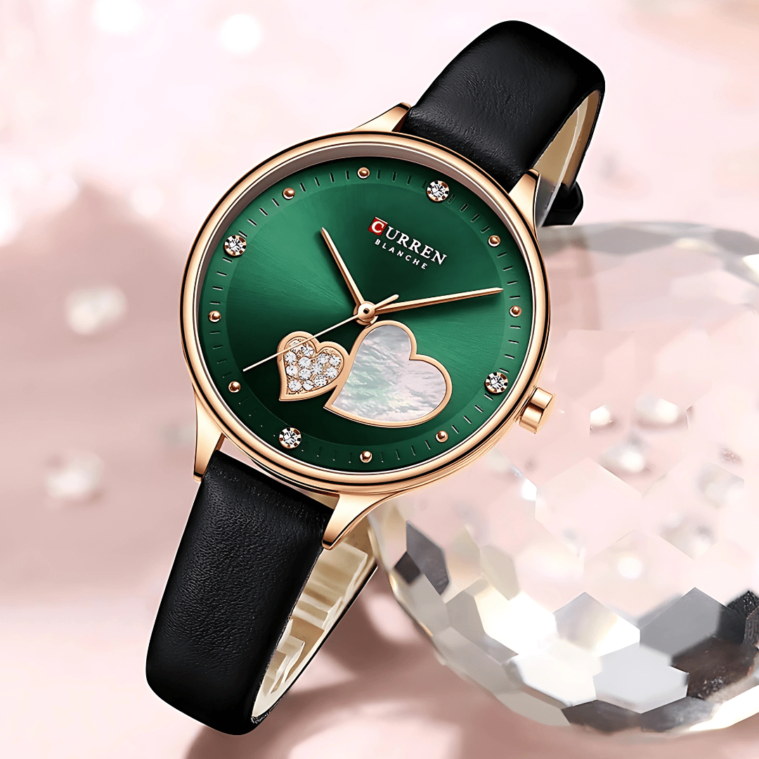 'Time for Romance' Heart Dial Watch - Dolbrook Jewelers