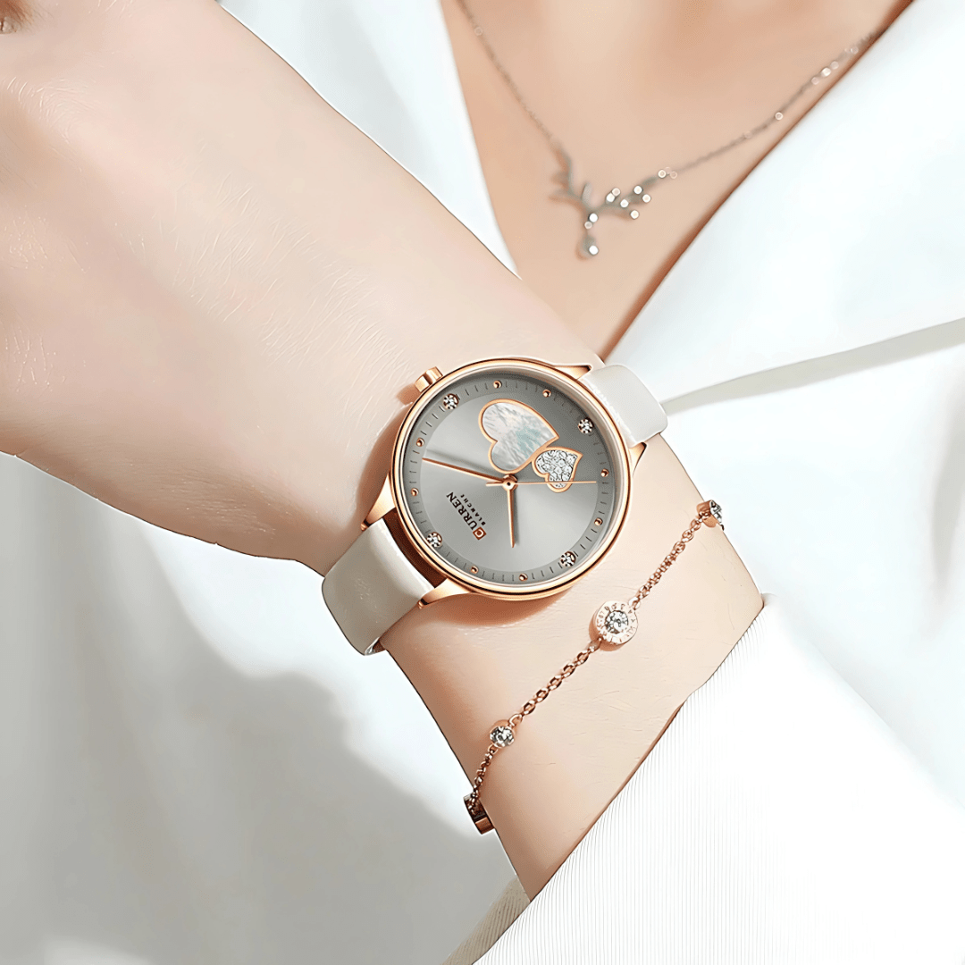 'Time for Romance' Heart Dial Watch - Dolbrook Jewelers