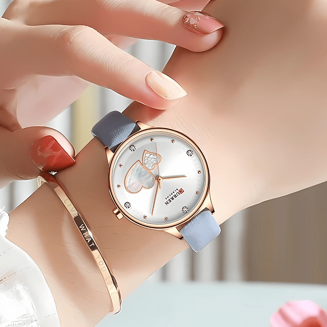 'Time for Romance' Heart Dial Watch - Dolbrook Jewelers