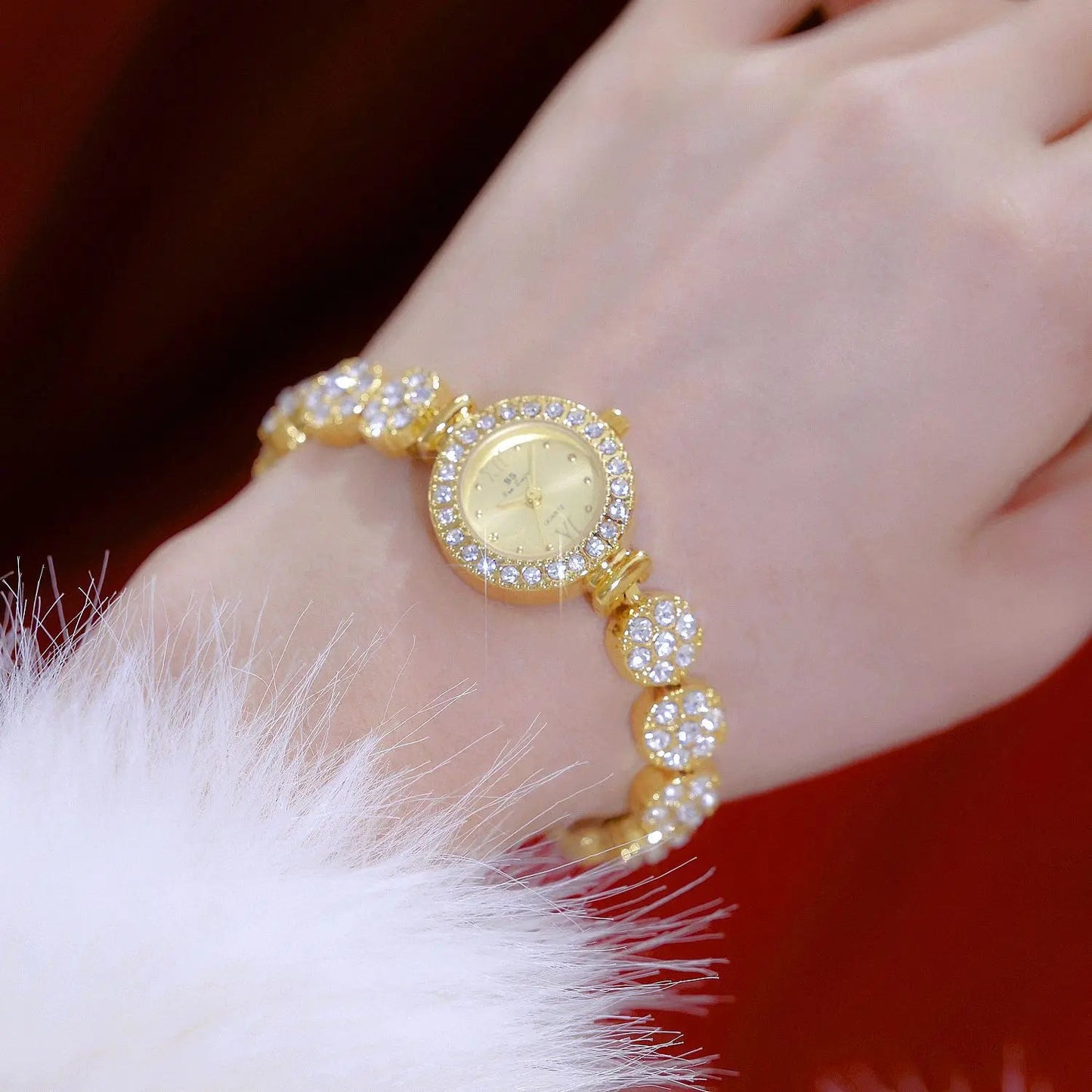 Valentina Crystal Tennis Bracelet Watch - Dolbrook Jewelers