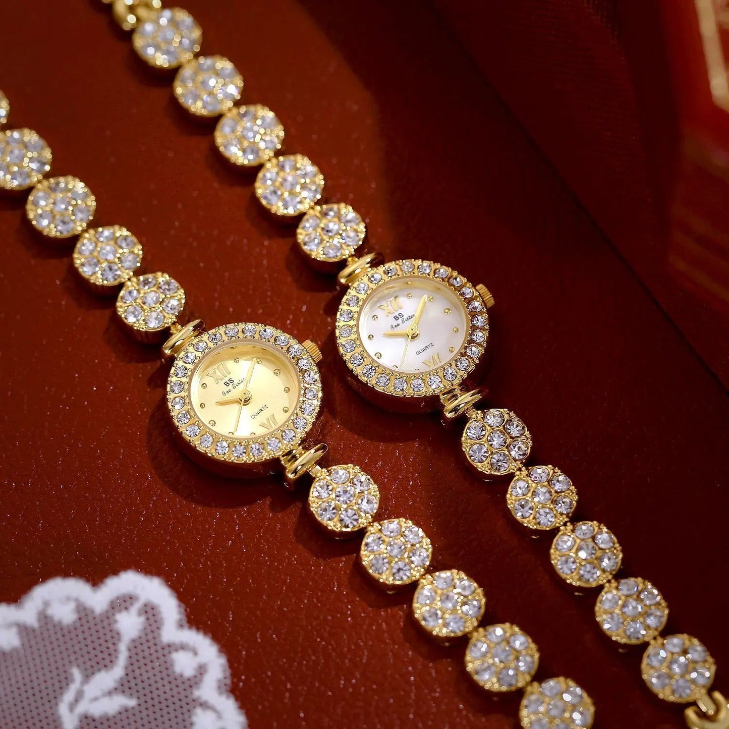 Valentina Crystal Tennis Bracelet Watch - Dolbrook Jewelers