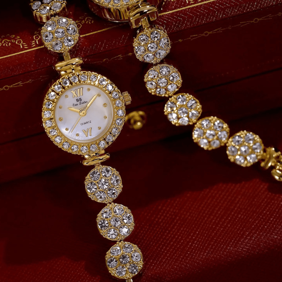 Valentina Crystal Tennis Bracelet Watch - Dolbrook Jewelers