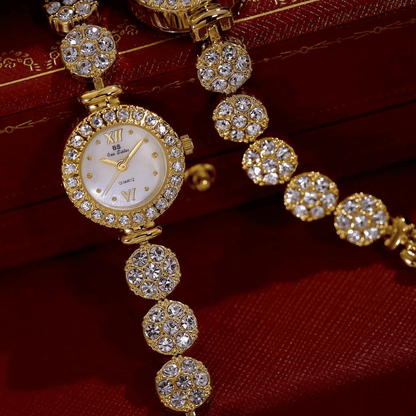 Valentina Crystal Tennis Bracelet Watch - Dolbrook Jewelers