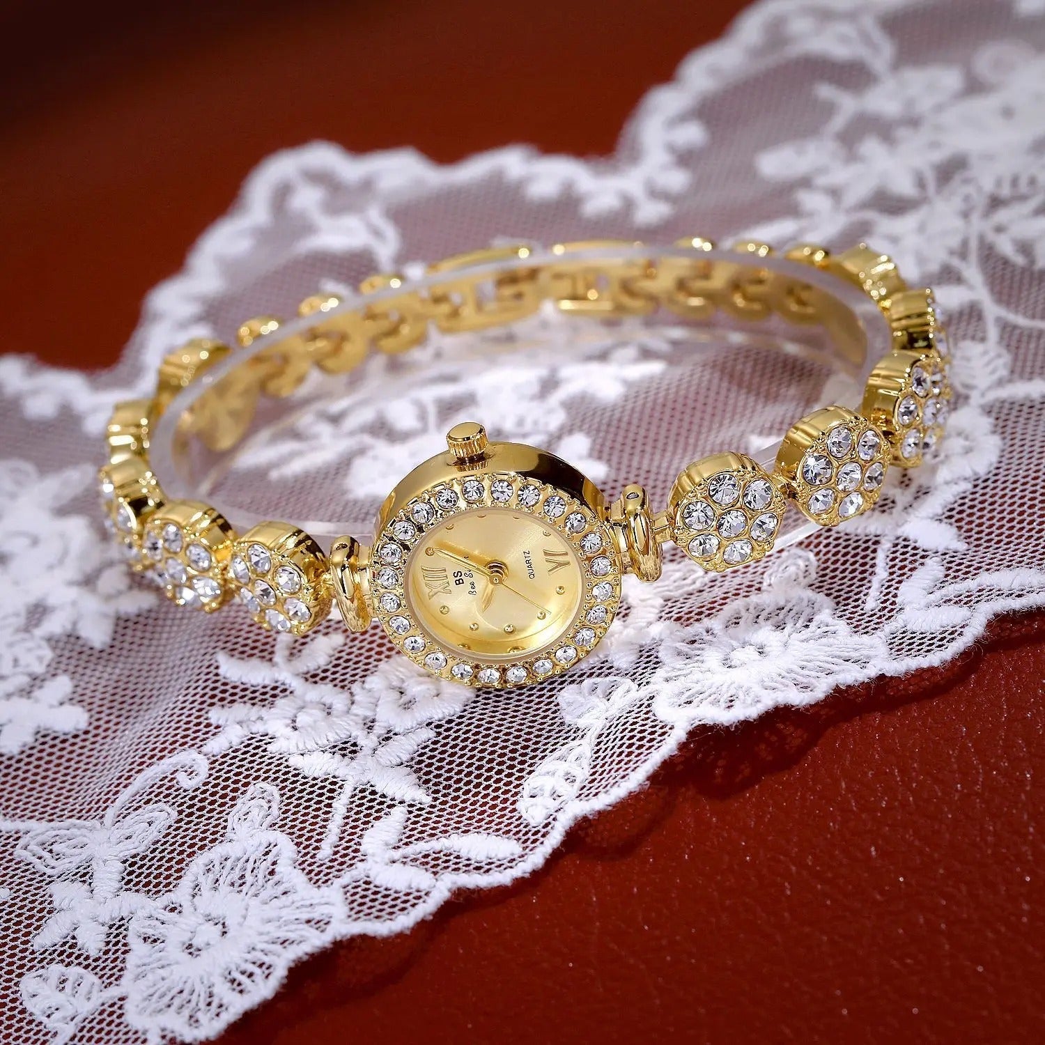 Valentina Crystal Tennis Bracelet Watch - Dolbrook Jewelers