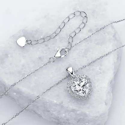Valentina Heart Moissanite Necklace - Dolbrook Jewelers