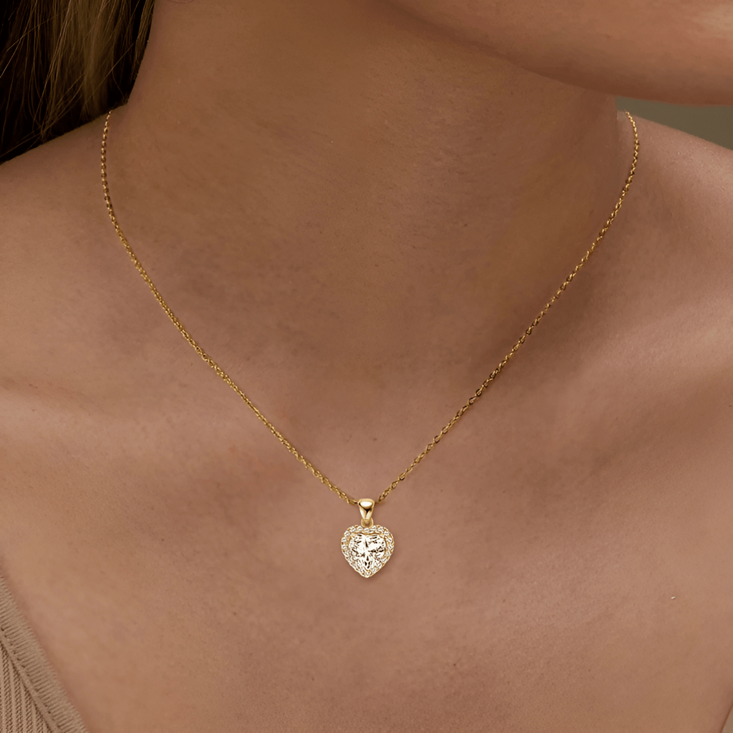 Valentina Heart Moissanite Necklace - Dolbrook Jewelers