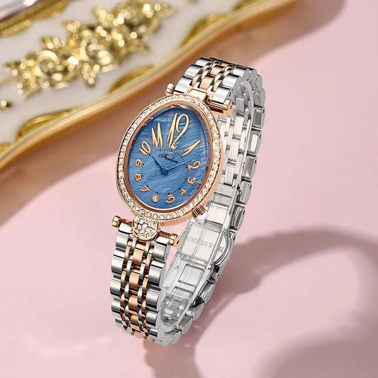 Valentina Rose Gold Script Watch - Dolbrook Jewelers