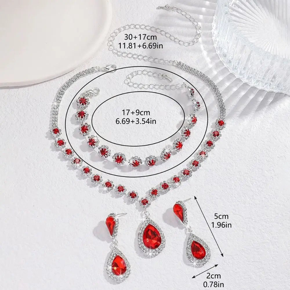 Victoria Grace 3 - Piece Crystal Set - Dolbrook Jewelers