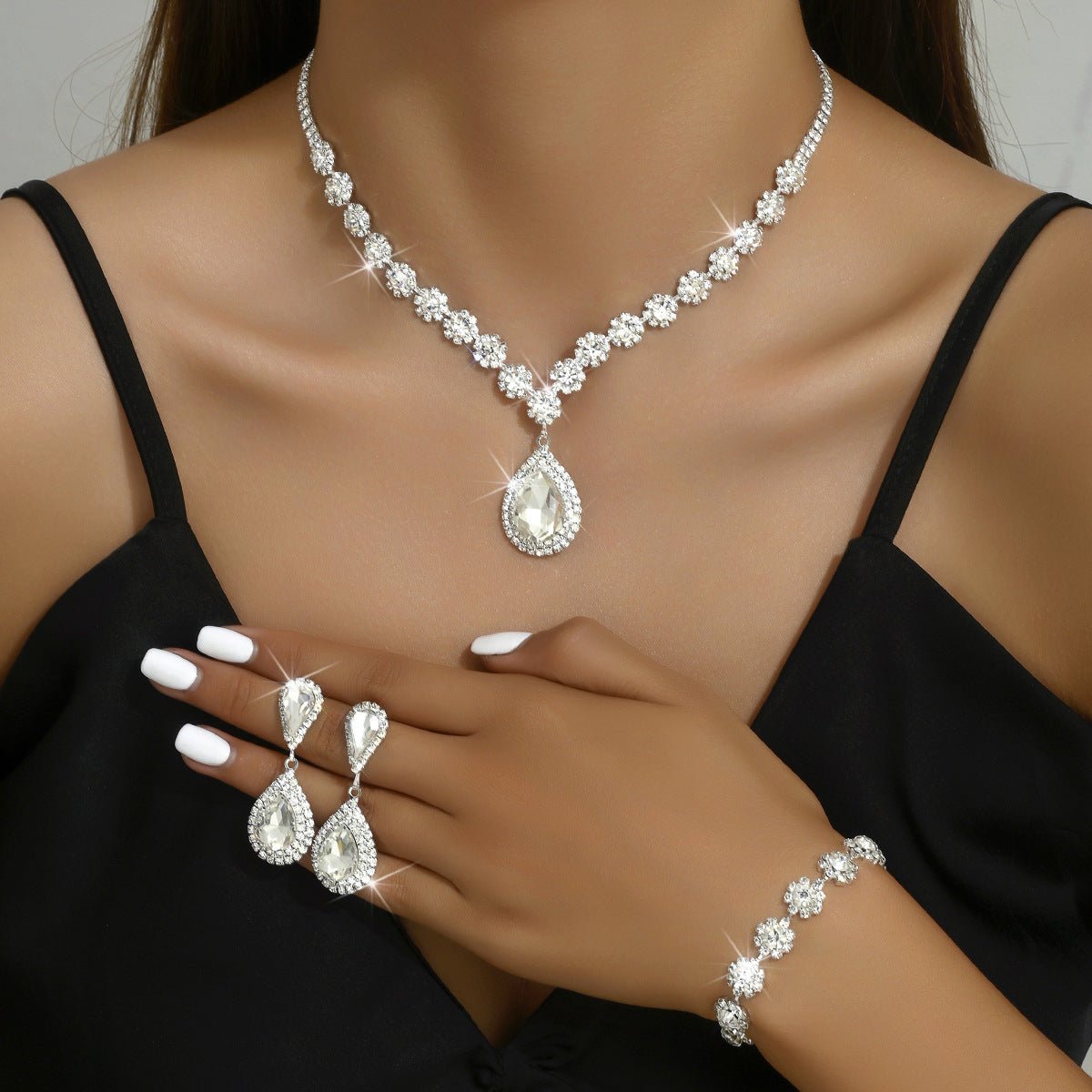 Victoria Grace 3 - Piece Crystal Set - Dolbrook Jewelers